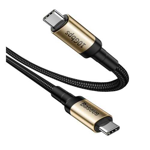 Кабель Baseus Cafule series cable Type-C PD3.1 Gen2 100W (20V/5A) 1м Black/Gold в Триколор ТВ