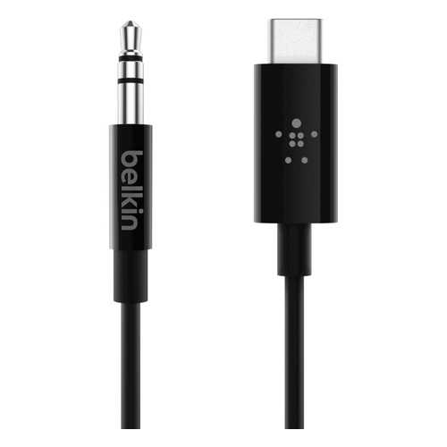 Кабель Belkin Rockstar 3.5mm/Type-C 0.9м (7U079bt03-BLK) в Триколор ТВ