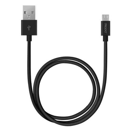 Кабель Deppa 72205 microUSB 2м Black в Триколор ТВ