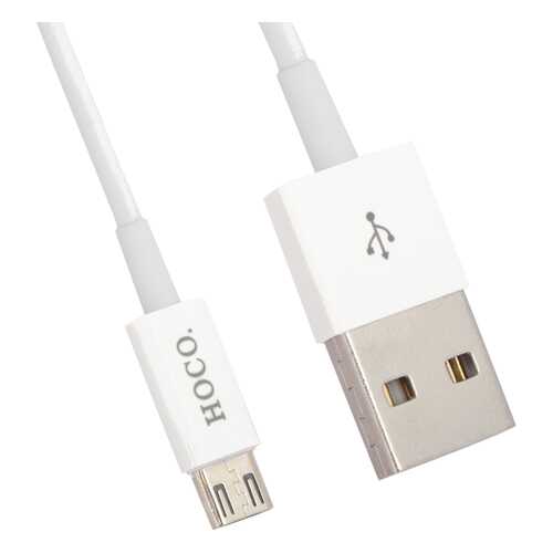 Кабель Hoco upm01 microUSB 1,2м White в Триколор ТВ