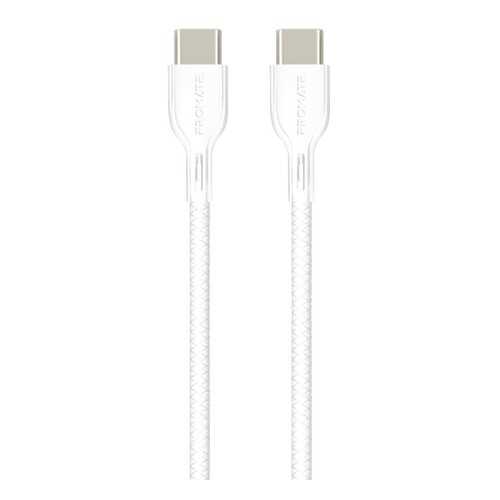 Кабель Promate PowerBeam-CC2 USB Type-C to USB Type-С (2m) White в Триколор ТВ