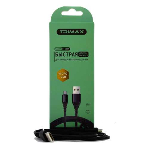 Кабель Trimax Micro-USB T11M 1m Black в Триколор ТВ