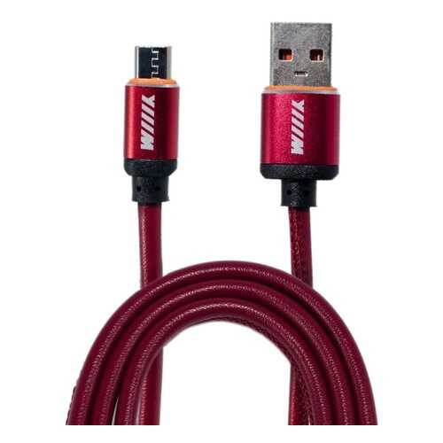 Кабель WIIIX (CB810-2A-UMU-LR-10R) microUSB 1м Red в Триколор ТВ