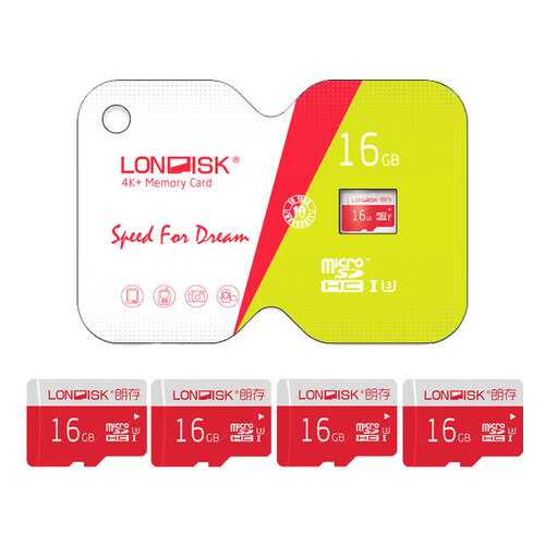 Карта памяти Londisk Extreme microSDHC UHS-I Class 10 U3 16GB 5шт в Триколор ТВ