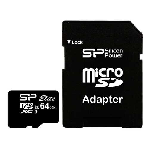 Карта памяти Silicon Power Micro SDXC Elite SP064GBSTXBU1V10-SP 64GB в Триколор ТВ