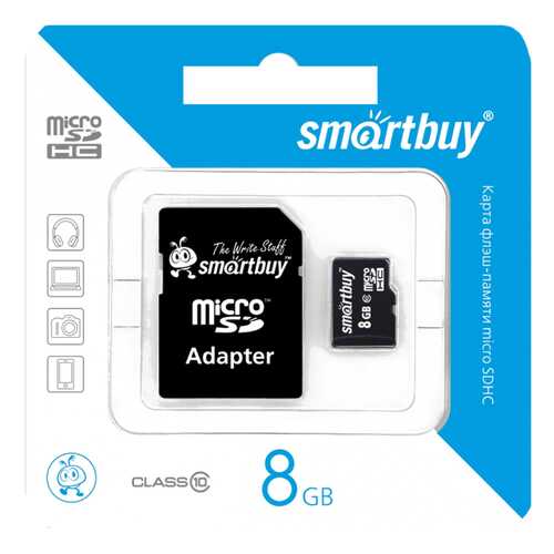 Карта памяти SmartBuy Micro SDHC SB8GBSDCL10-01 8GB в Триколор ТВ