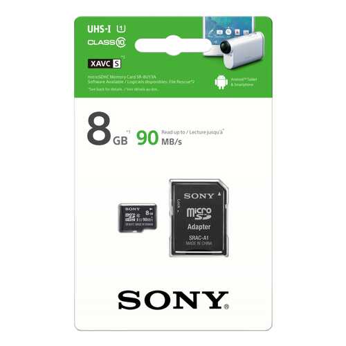 Карта памяти Sony Micro SDHC SR8UY3AT 8GB в Триколор ТВ