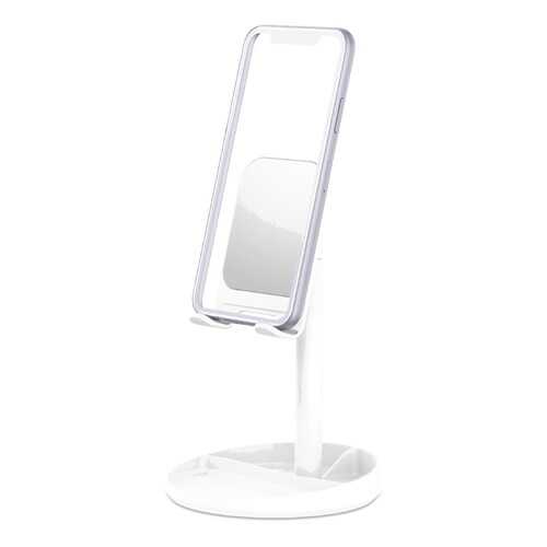 Держатель мобильного телефона Wiwu Mirror Desktop Stand ZM201 белый в Триколор ТВ