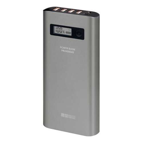 Внешний аккумулятор InterStep PB240004U 24000 мА/ч (IS-AK-PB244USPG-000B20) Silver в Триколор ТВ