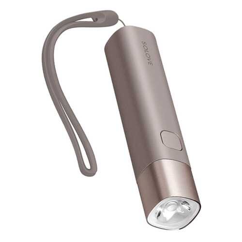 Внешний аккумулятор SOLOVE X3s Portable Flashlight Power Bank Grey в Триколор ТВ