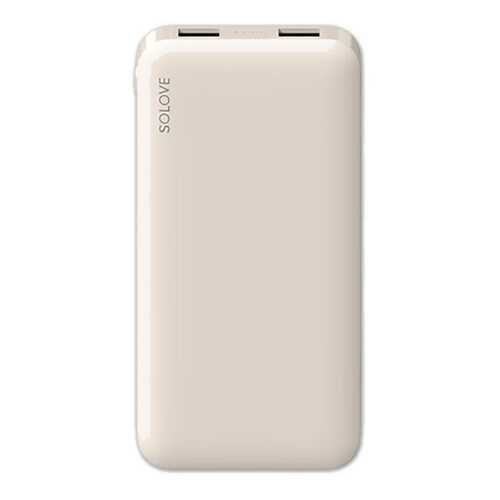 Внешний аккумулятор Xiaomi SOLOVE 10000mAh (001M Beige) Beige в Триколор ТВ