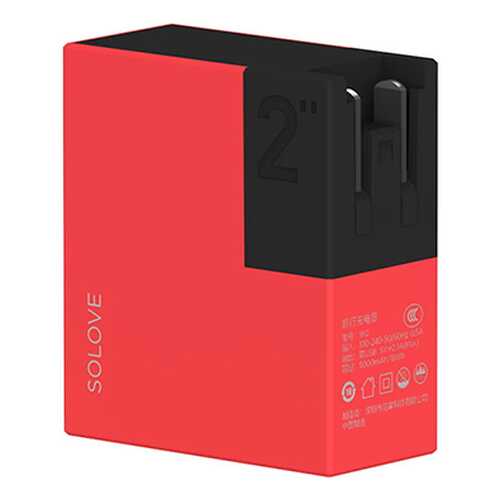 Внешний аккумулятор Xiaomi SOLOVE 5000 mAh Red в Триколор ТВ