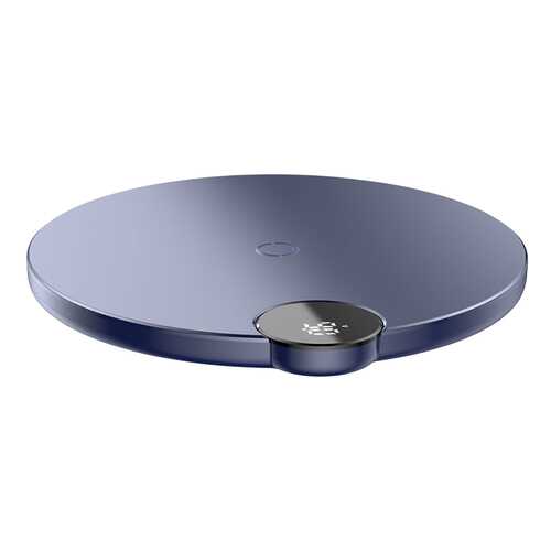 Беспроводное зарядное Baseus Digtal LED Display Wireless Charger Blue в Триколор ТВ