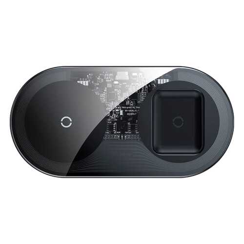 Беспроводное зарядное устройство Baseus Simple 2in1 WXJK-A01 Clear Black в Триколор ТВ