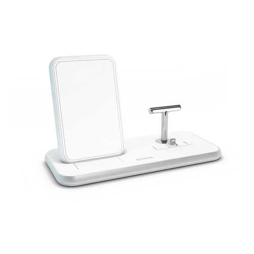 Беспроводное зарядное устройство Zens Dual Aluminium Wireless Charger ZEDC06 (White) в Триколор ТВ