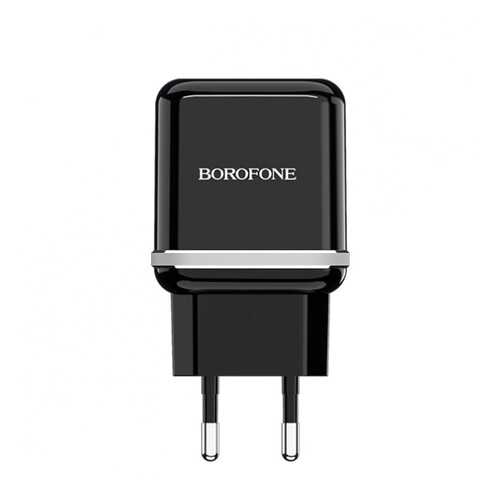 Сетевое зарядное устройство Borofone BA25A 2USB 2.4A Black в Триколор ТВ