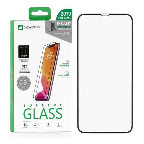 Защитное стекло AMAZINGthing SupremeGlass Extra Hard 3D Black 0.3mm для Apple iPhone X в Триколор ТВ