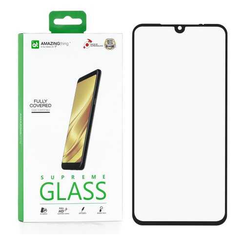 Защитное стекло AMAZINGthing SupremeGlass Full Glue Black 0.3mm для Xiaomi Mi 9 в Триколор ТВ