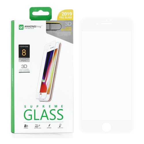 Защитное стекло AMAZINGthing SupremeGlass Hot Bending 3D White 0.3mm для Apple iPhone 7 в Триколор ТВ