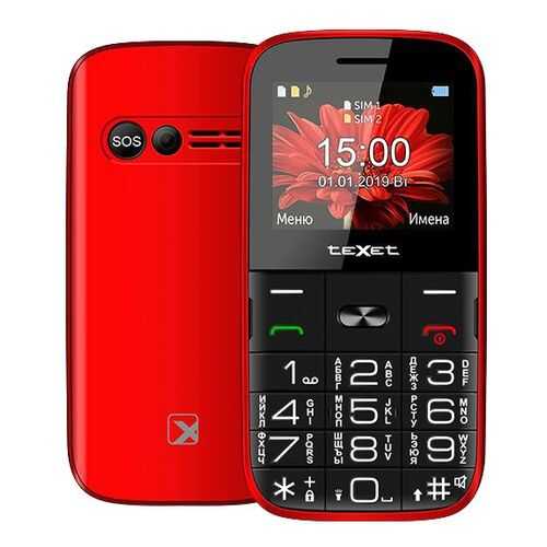 Мобильный телефон teXet TM-B227 Red в Триколор ТВ