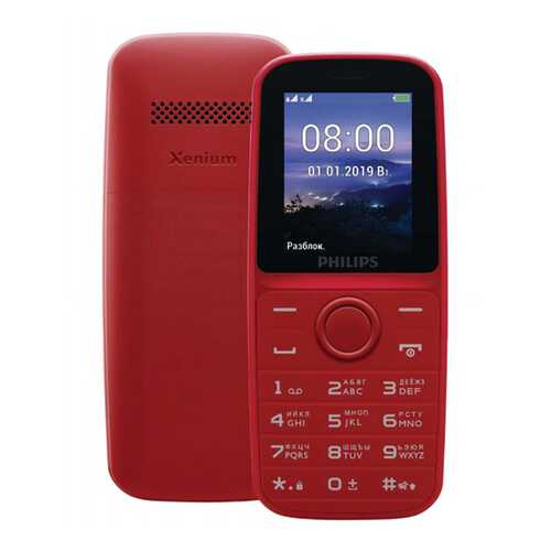 Мобильные телефон Philips Xenium E109 Red в Триколор ТВ