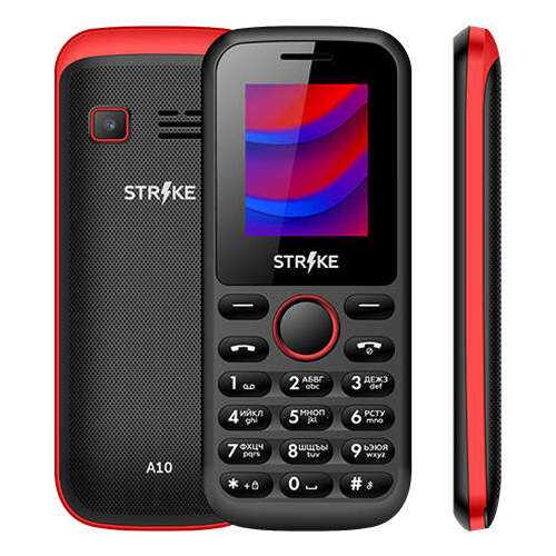 Мобильный телефон STRIKE A10 Black/Red в Триколор ТВ